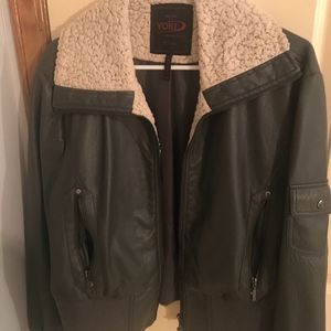 Grey Aviator Jacket